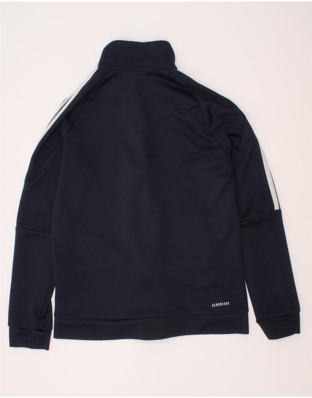 Giacca da tuta Adidas Aeroready da ragazzo 11-12 anni in poliestere blu navy