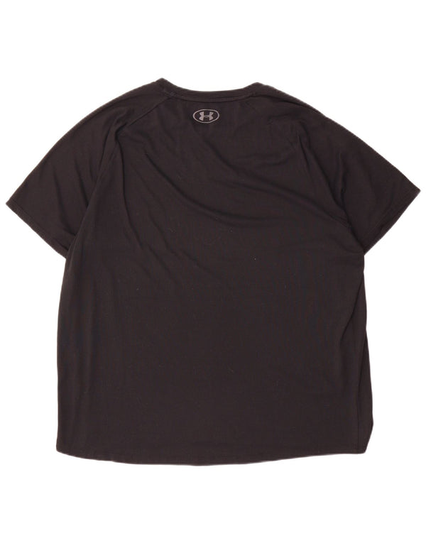 T-shirt da uomo Under Armour grande nera