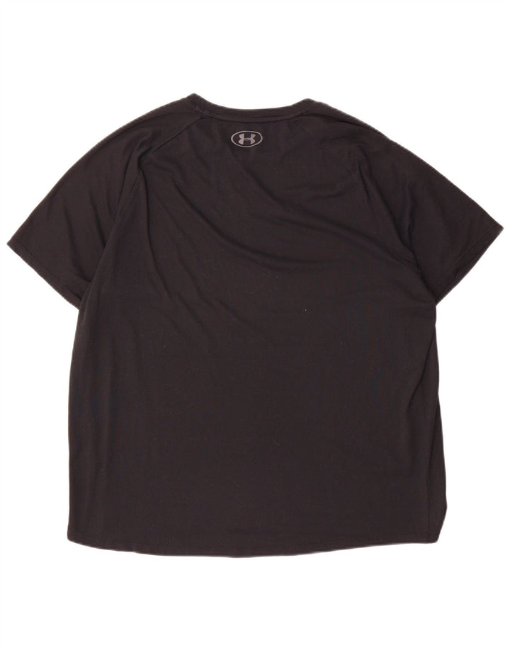 T-shirt da uomo Under Armour grande nera