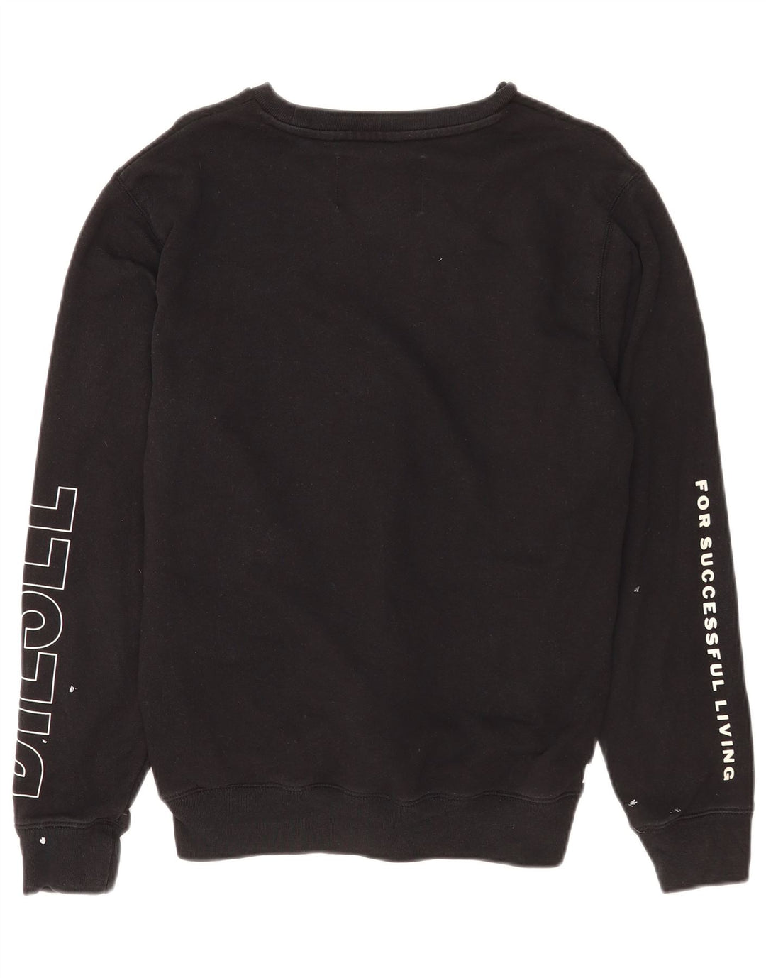Felpa con grafica da donna Diesel UK 14 cotone nero medio