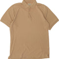 TRUSSARDI JEANS Mens Polo Shirt Large Beige Cotton Vintage Trussardi Jeans and Second-Hand Trussardi Jeans from Messina Hembry 