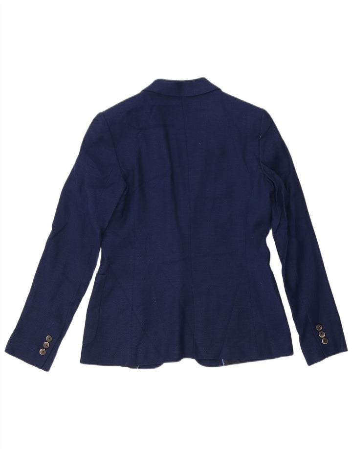 Giacca blazer da donna a 1 bottone Massimo Dutti EU 38 viscosa media blu navy
