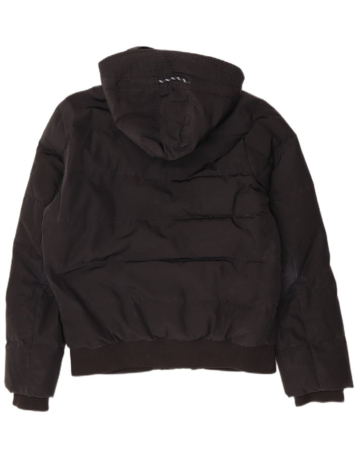 Giacca imbottita con cappuccio da uomo Tommy Hilfiger UK 40 grande poliestere nero