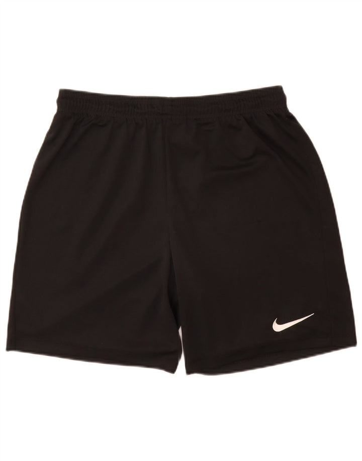 Pantaloncini sportivi Nike Dri Fit da uomo, grandi, in poliestere nero