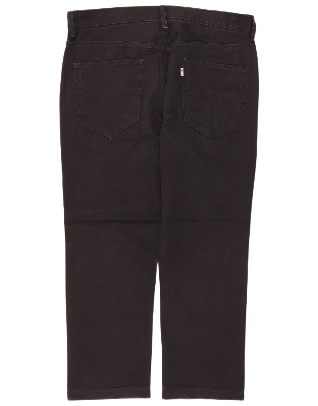 Pantaloni chino dritti da uomo Levi's W33 L25 cotone nero