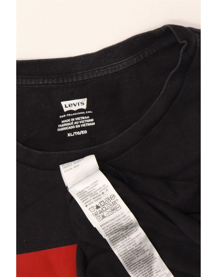 Mens Graphic T-Shirt Top XL Vintage Levi's and Second-Hand Levi's from Messina Hembry 