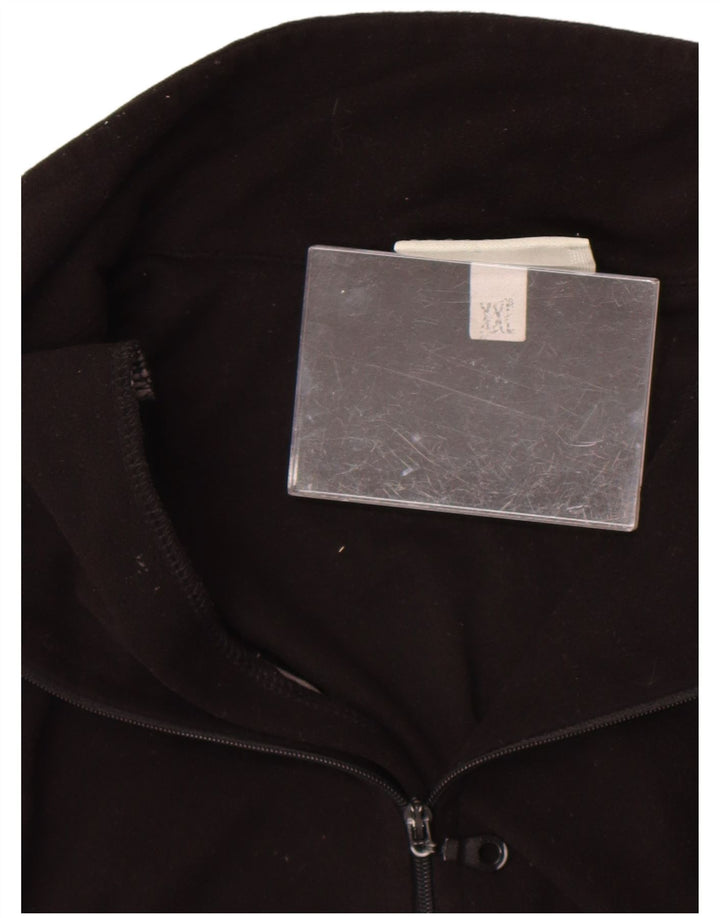 Maglietta Asics da uomo con zip e collo pullover 2XL poliestere nero