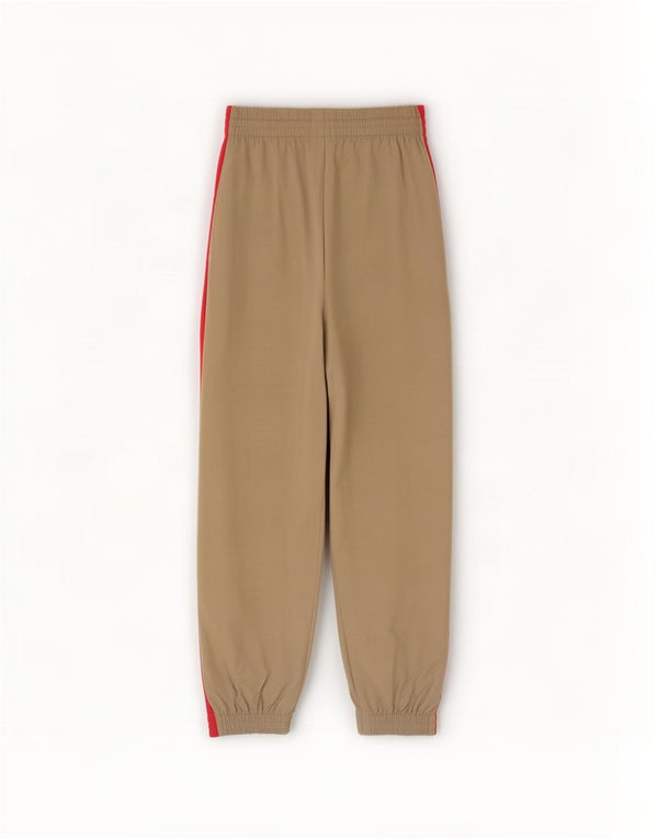 Pantaloni da tuta da donna Adidas Joggers UK 12 Nylon beige medio