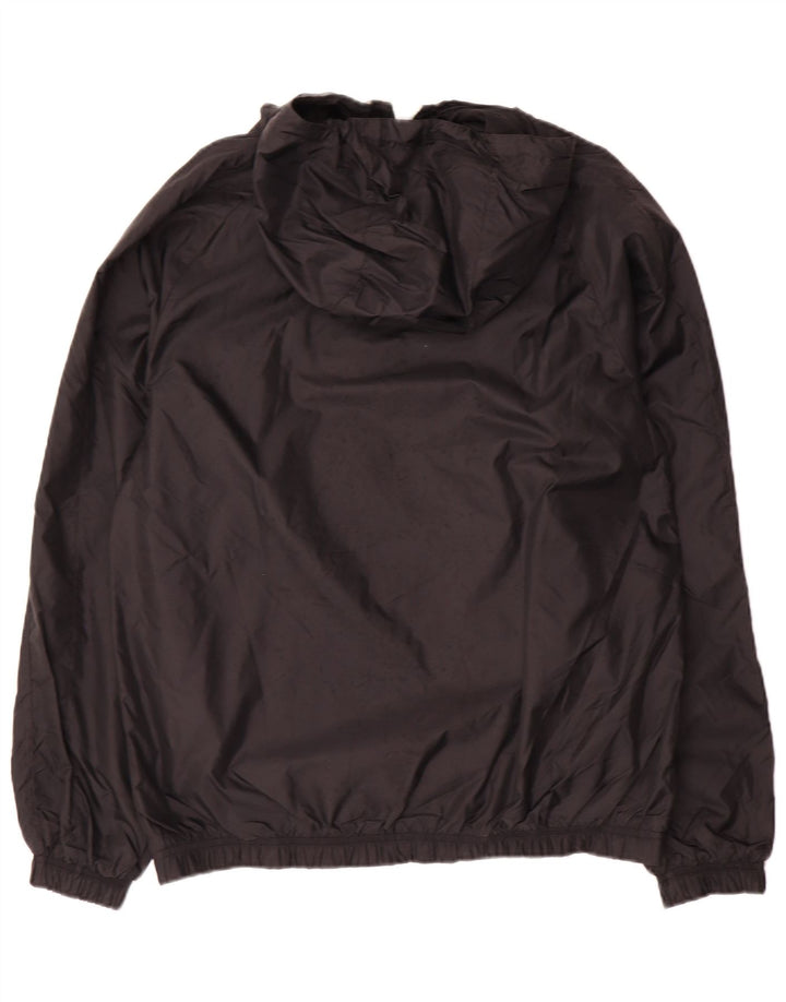 Giubbotto bomber con cappuccio da uomo Nike UK 36 piccolo poliestere nero