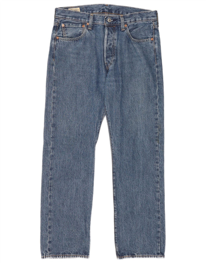 Levi's Uomo 501 Jeans dritti W32 L30 Blu