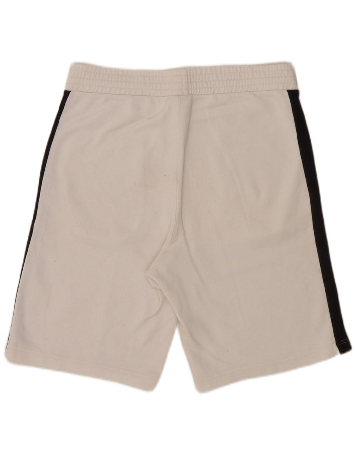 Pantaloncini sportivi da uomo Champion grandi in cotone color block bianco