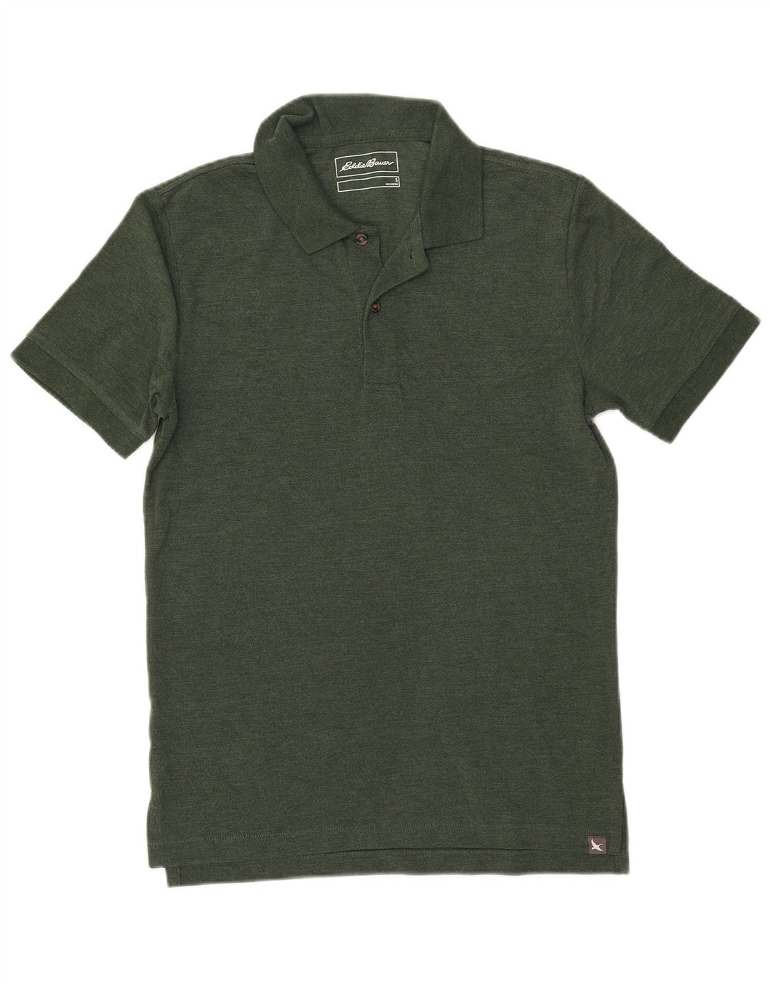 Polo da uomo EDDIE BAUER piccola in cotone verde
