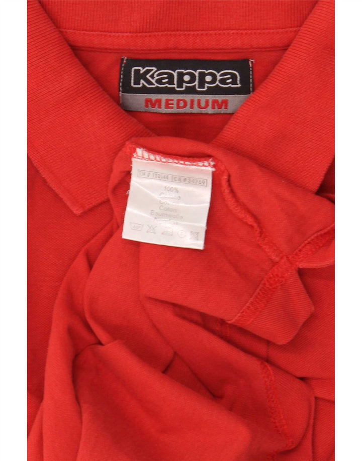 Polo Kappa Uomo Rosso Medio In Cotone