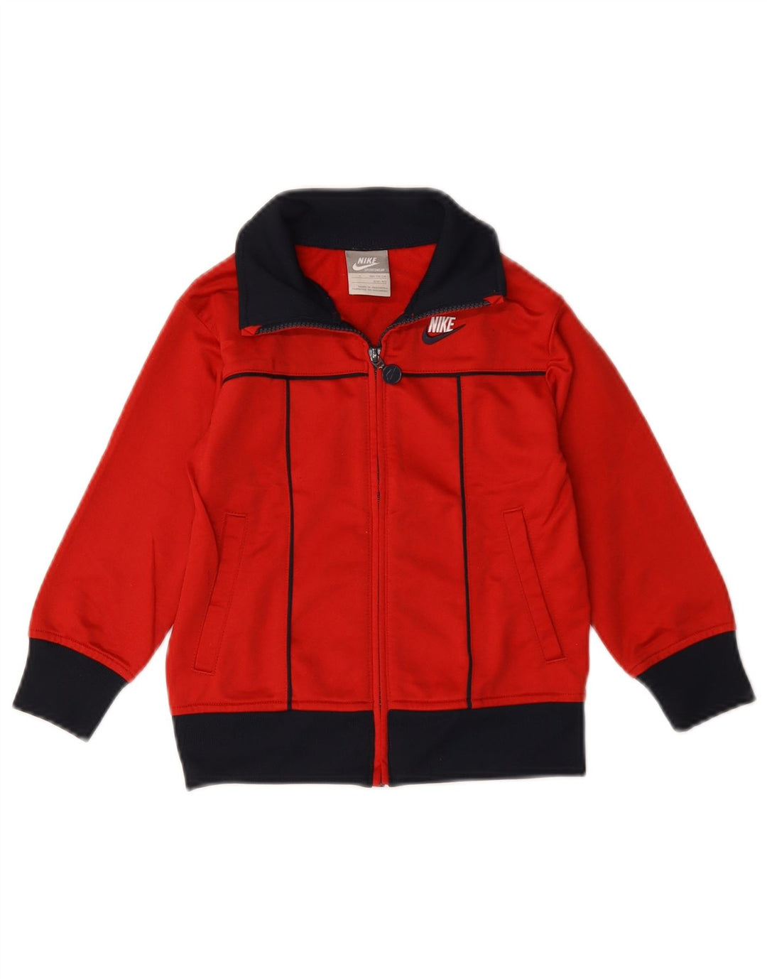 Giacca da ginnastica grafica Nike da ragazzo, 4-5 anni, piccola, colore rosso