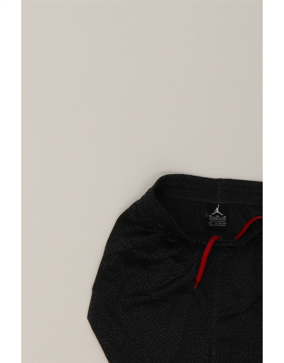 JORDAN Boys Tracksuit Trousers 10-11 Years Medium Grey Geometric Polyester Vintage Jordan and Second-Hand Jordan from Messina Hembry 