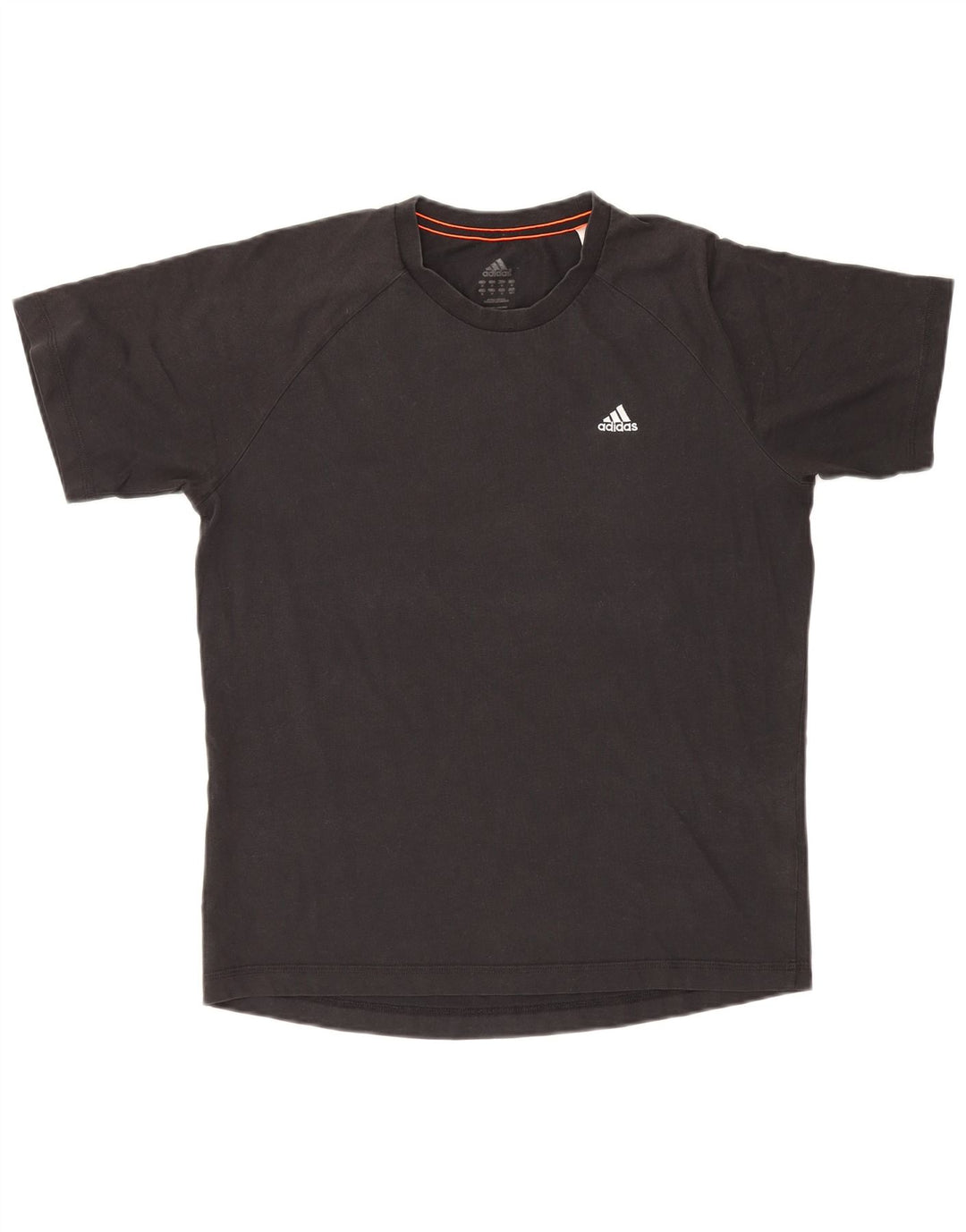 T-shirt Adidas Climalite da uomo Top in cotone nero medio
