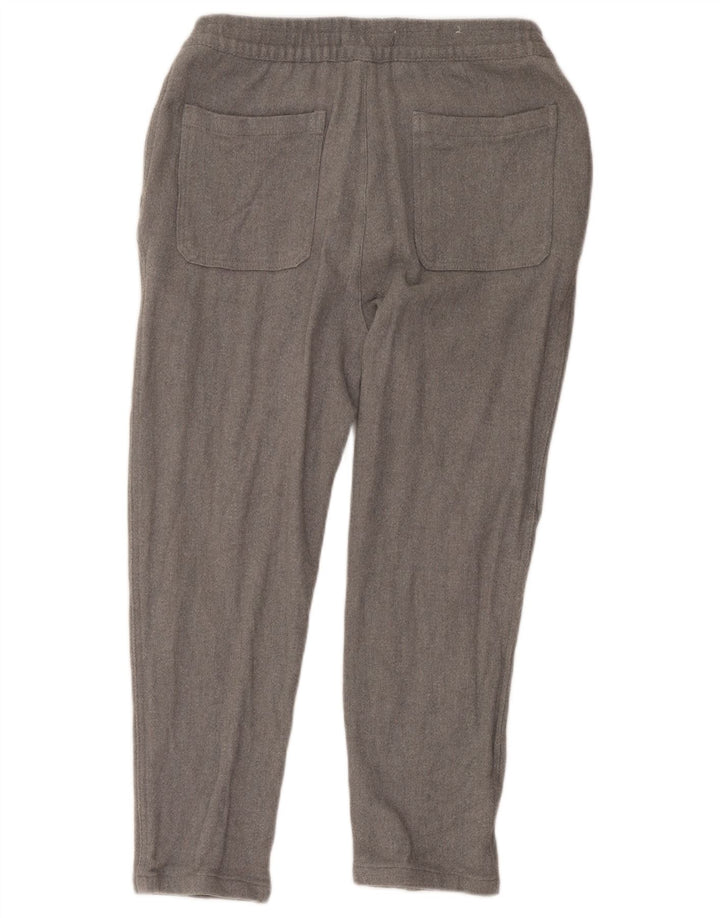 Pantaloni cropped da donna Zara grandi W32 L25 cotone grigio a spina di pesce