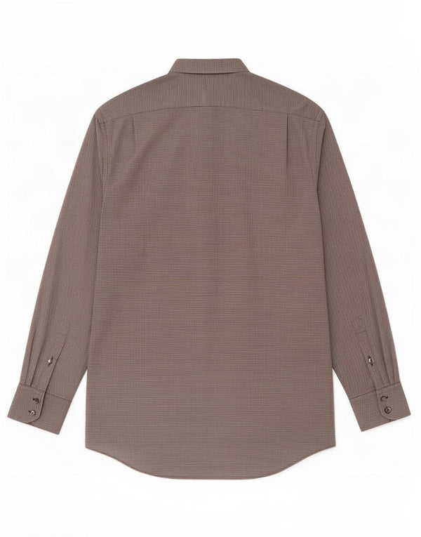 Camicia da uomo Lacoste taglia 40 cotone geometrico nero medio