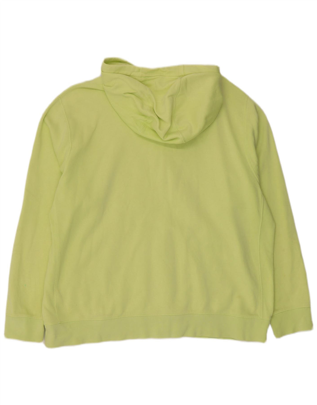 Felpa con cappuccio da uomo Nike XL in cotone giallo