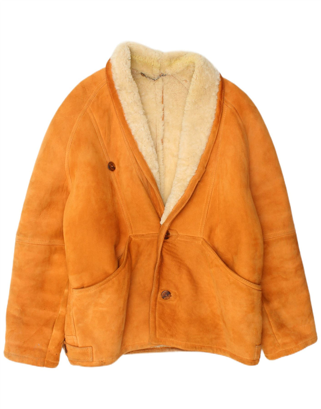 Giubbotto da uomo in montone VINTAGE IT 52 XL Shearling beige