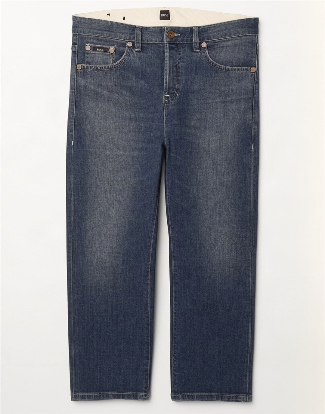 Jeans larghi da uomo Hugo Boss W36 L27 Blu