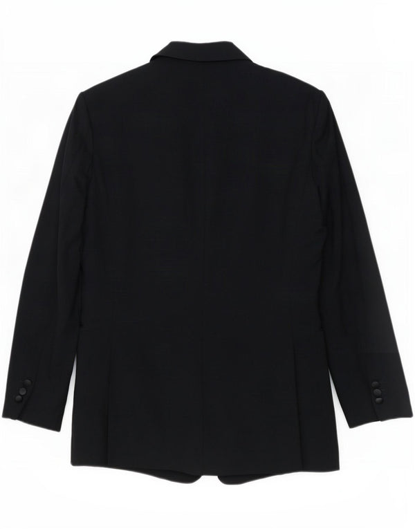 Pal Zileri Giacca Blazer Doppiopetto da Uomo IT 50 Large Nera in Lana Vergine
