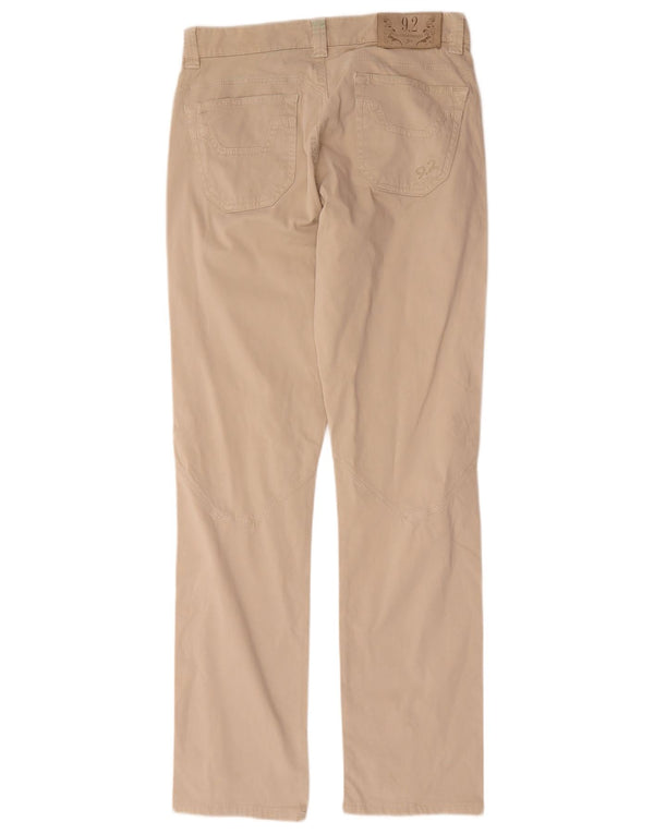 9.2 by Carlo Chionna Pantaloni casual slim da uomo W32 L32 Cotone beige
