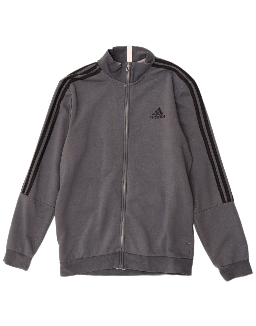 Giacca da tuta da uomo Adidas UK 40/42 Cotone grigio medio