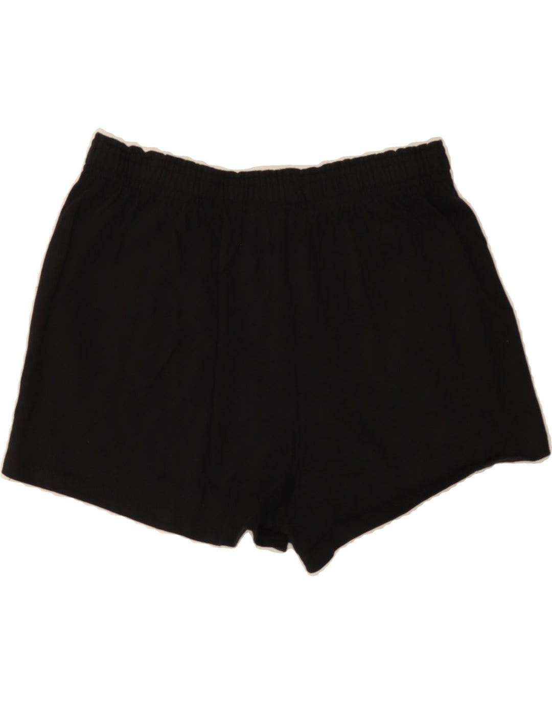 CHAMPION Womens Sport Shorts UK 12 Medium Black Cotton Vintage Champion and Second-Hand Champion from Messina Hembry 