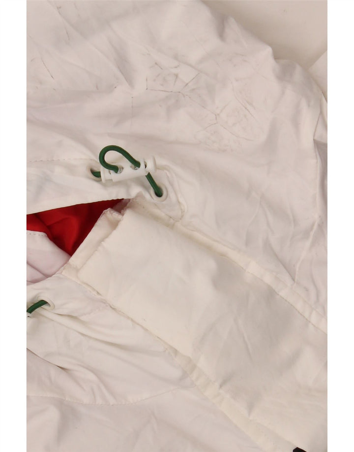 Giacca imbottita grafica da uomo Zara vestibilità ampia UK 36 piccola multicolore