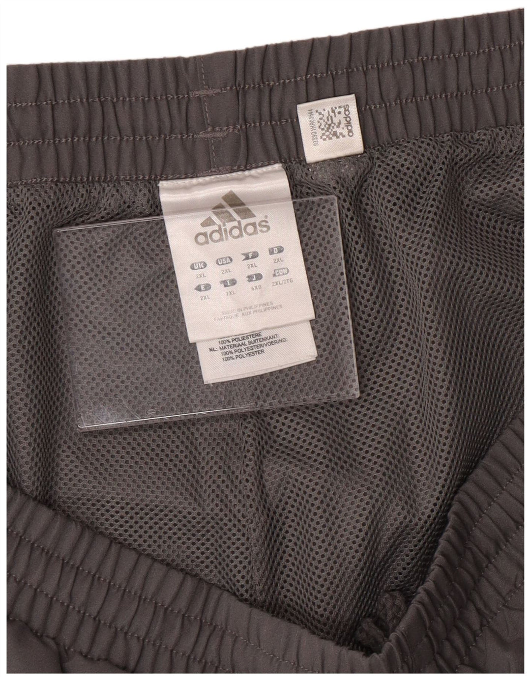 Pantaloncini sportivi da uomo ADIDAS 2XL Poliestere grigio
