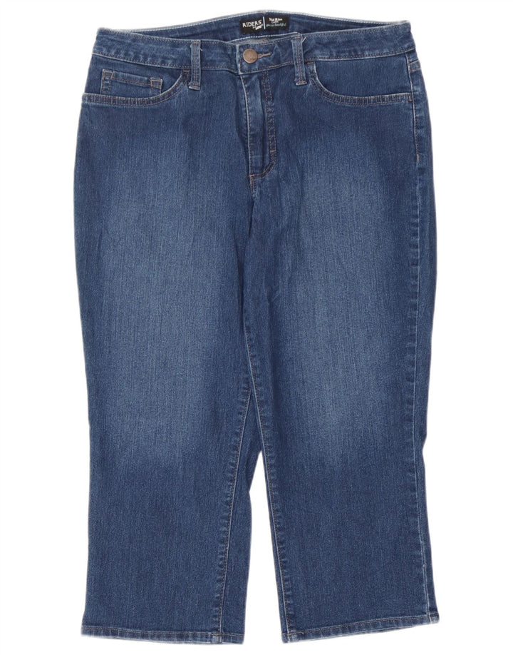 Jeans Capri da donna a vita media Lee W32 L21 Blu