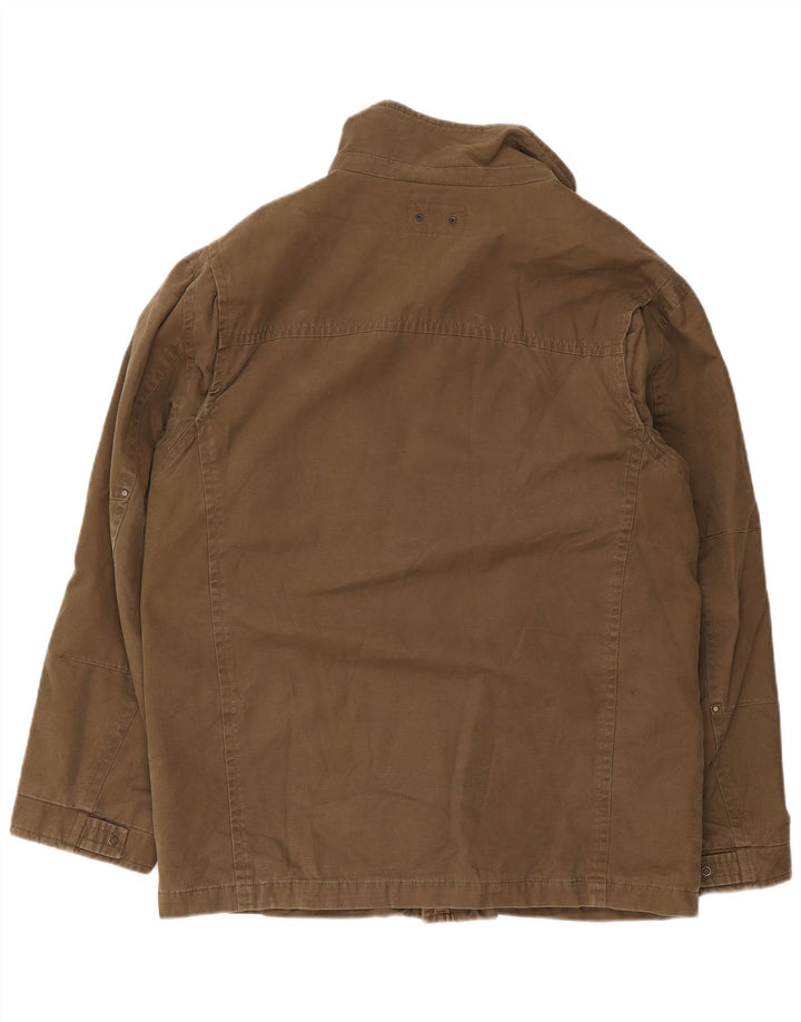 Giacca da uomo Marks & Spencer Blue Harbour Utility UK 40 Large Marrone