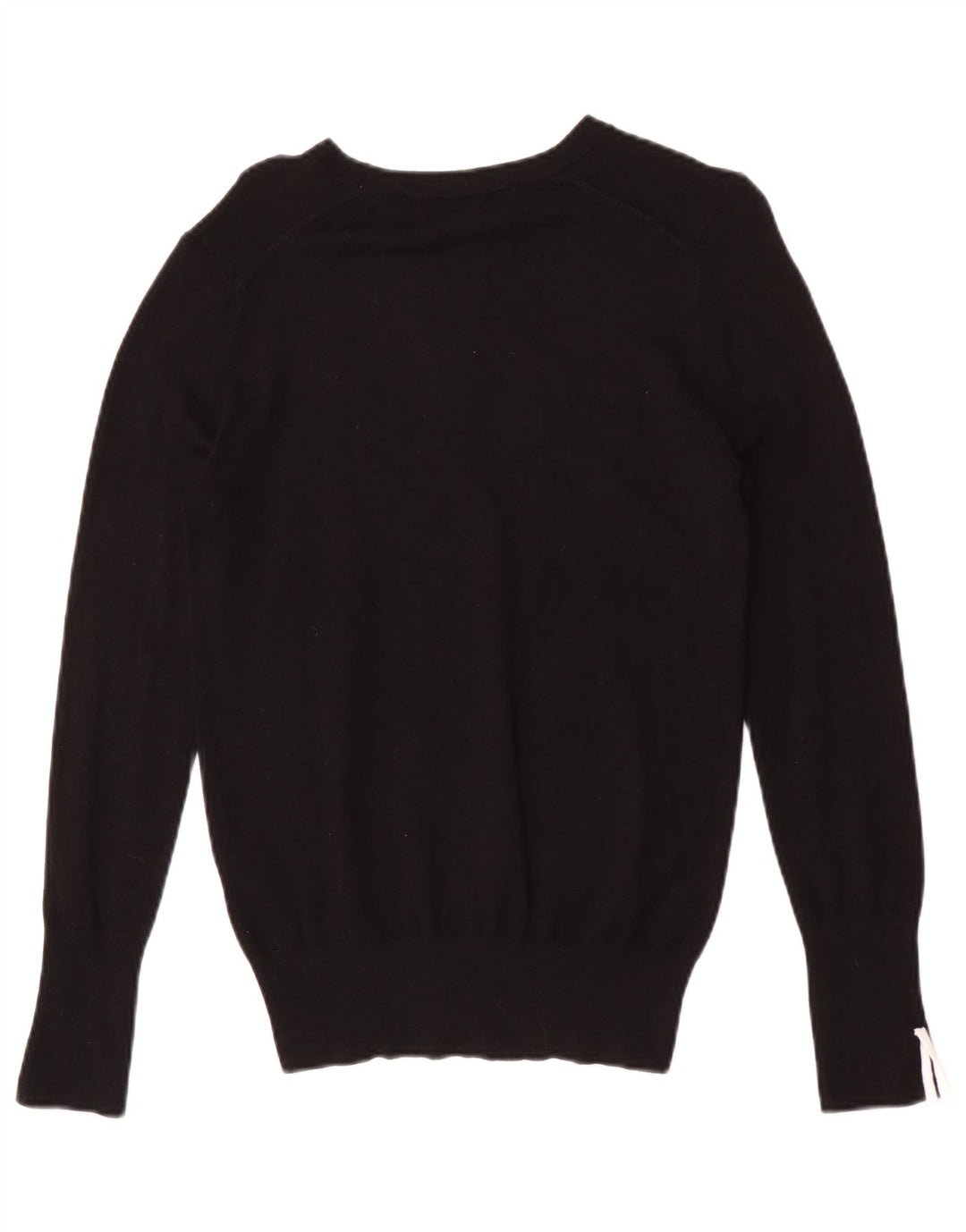 Maglione Zara da donna con scollo a barchetta UK 12 viscosa nera media