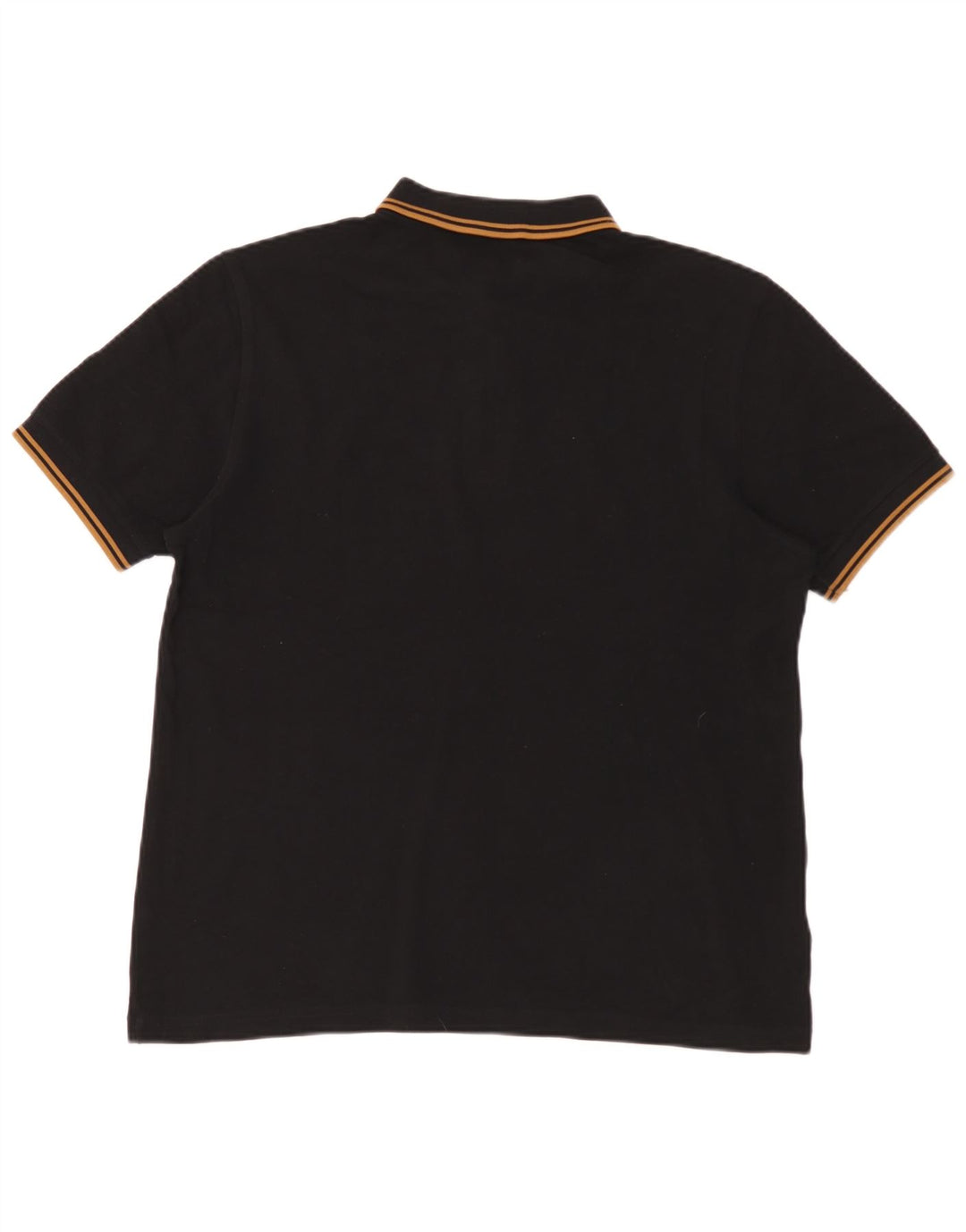 Polo da uomo Fred Perry grande in cotone nero
