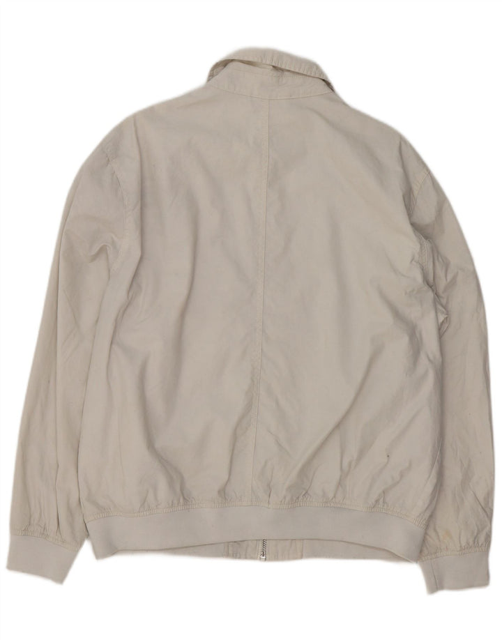 Giubbotto bomber da uomo Zara UK 40 grande nylon bianco