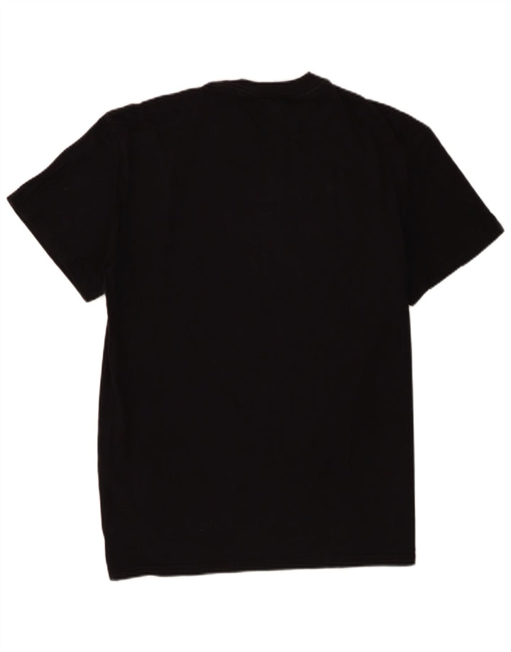 T-shirt grafica da uomo Tommy Hilfiger Top in cotone nero medio