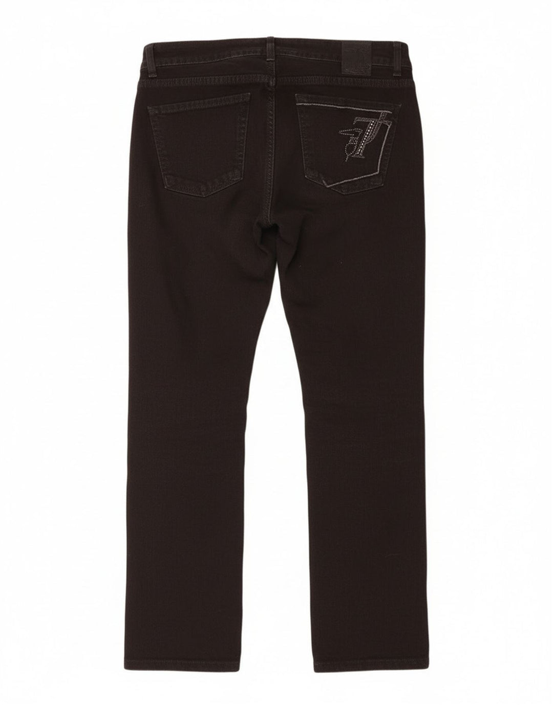 Jeans Slim Donna Trussardi W28 L28 Cotone Nero