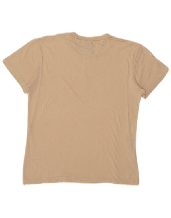 Maglietta grafica da donna Adidas Top UK 10 piccola Beige
