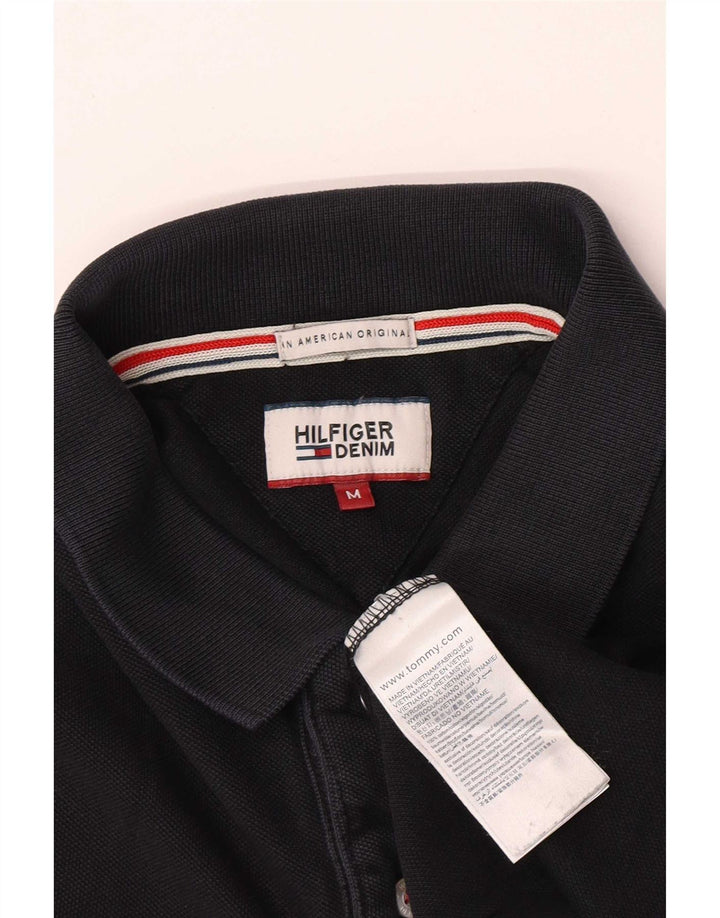 Polo da uomo Tommy Hilfiger in cotone nero medio