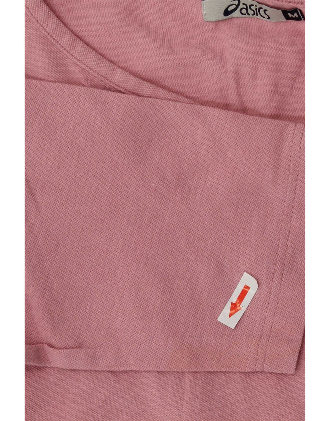Top Asics Donna Manica 3/4 UK 12 Cotone Rosa Medio