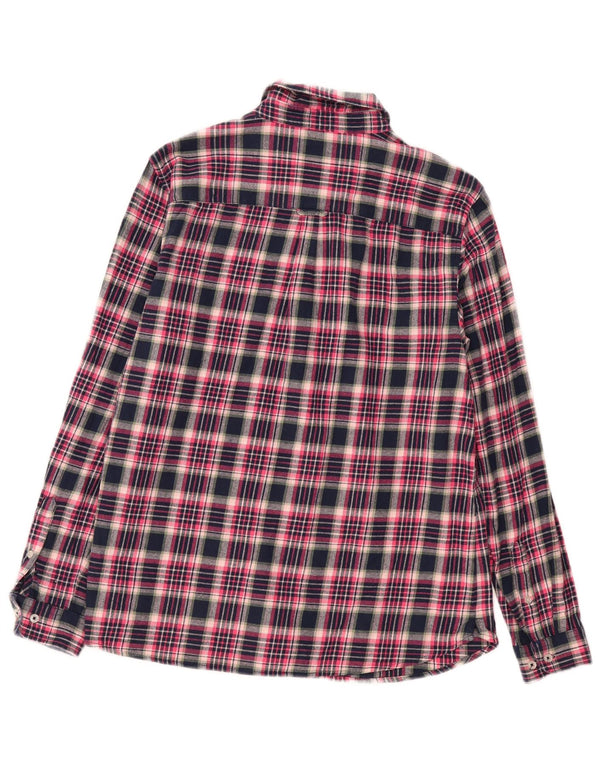 Crew Clothing Camicia in flanella da donna UK 18 XL Blu navy a quadri