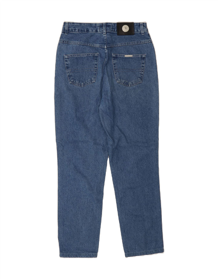 TRUSSARDI Womens Tapered Jeans W28 L28 Blue Cotton Vintage Trussardi and Second-Hand Trussardi from Messina Hembry 