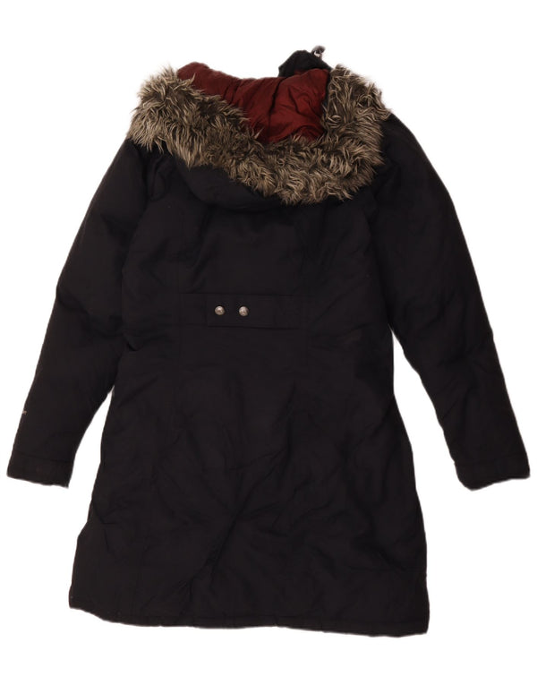 Cappotto imbottito ampio con cappuccio da donna The North Face UK 6 XS nylon blu navy