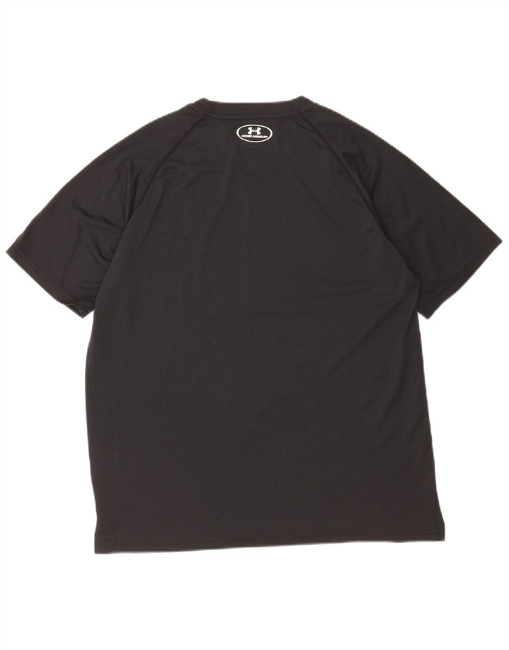 Maglietta Under Armour da uomo Heat Gear Top grande in poliestere nero