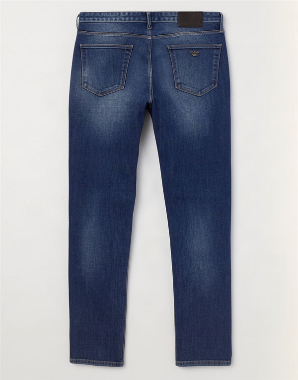 Jeans slim da uomo Emporio Armani W32 L33 cotone blu
