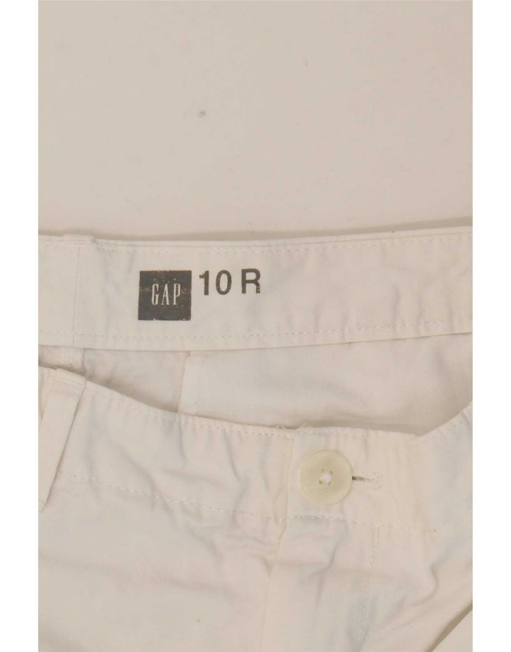 Pantaloni caldi da donna Gap US 10 Large W32 cotone bianco