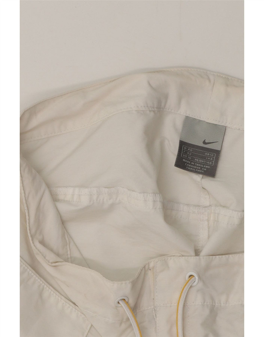 Pantaloncini casual da donna NIKE UK 12 medi W32 bianchi