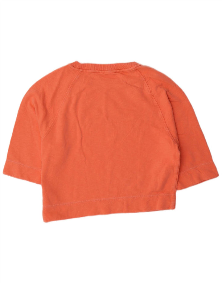 Felpa da donna con maniche a 3/4 Tommy Hilfiger UK 14 Arancione medio