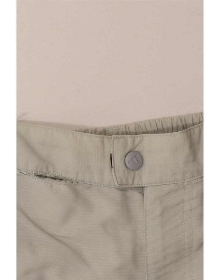 Pantaloni Capri da uomo Adidas W32 L19 poliestere grigio